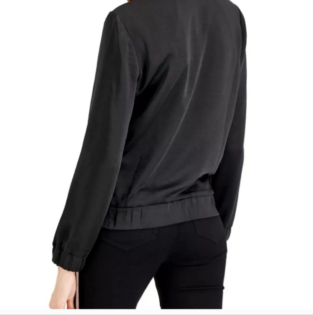 INC International Concepts Women's Satin Track Jacket (Small) - Picture 2 of 12